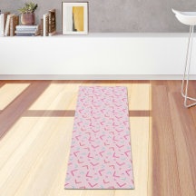 Lila Memphis Muster Yoga Mat