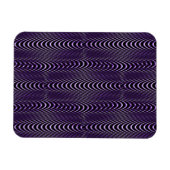 Lila Menschen Illusionen.... Magnet (Horizontal)