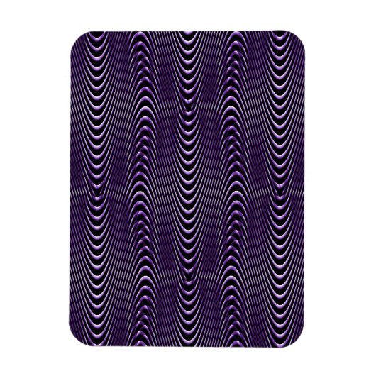Lila Menschen Illusionen.... Magnet (Vertikal)