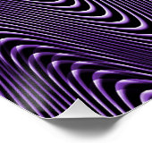 Lila Menschen Illusionen.... Poster (Ecke)