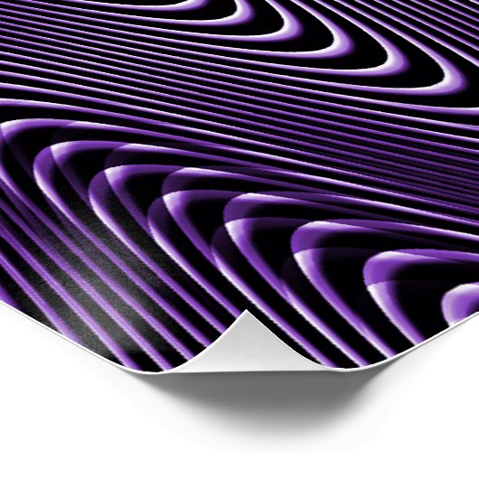 Lila Menschen Illusionen.... Poster (Ecke)