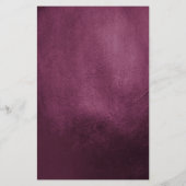 Lila Menü in Hot Pink, Gold (Rückseite)