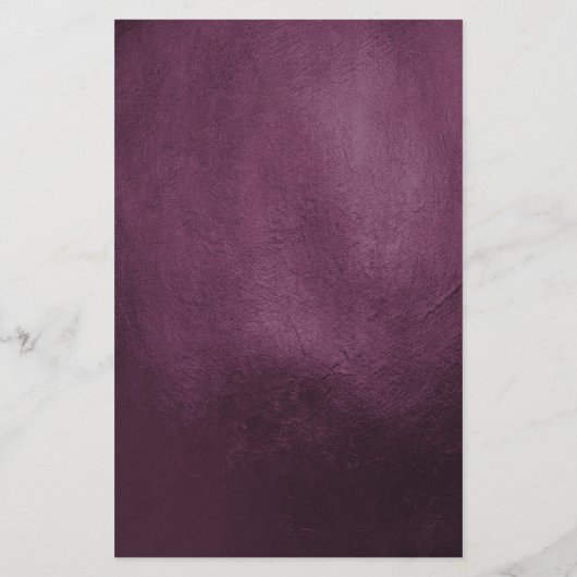 Lila Menü in Hot Pink, Gold (Rückseite)