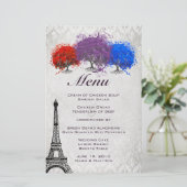 Lila Menü "Radiant Heart Leaf Tree" (Stehend Vorderseite)