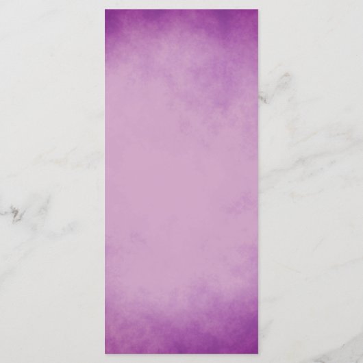 Lila Menükarte (Rückseite)