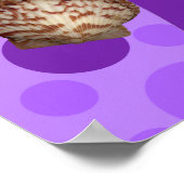 Lila Merfade und Dolphin Print Poster (Ecke)