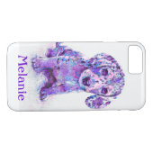 lila merle Dackel iPhone 7 Kasten Case-Mate iPhone Hülle (Rückseite (Horizontal))