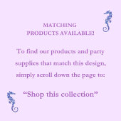 Lila Mermaid Birthday Party - Günstige Schaltfläch Button