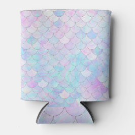 Lila Mermaid-Fin-Muster Opal Can Cooler Dosenkühler