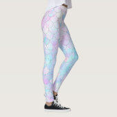 Lila Mermaid Holographic Iridescent Leggings (Rechts)