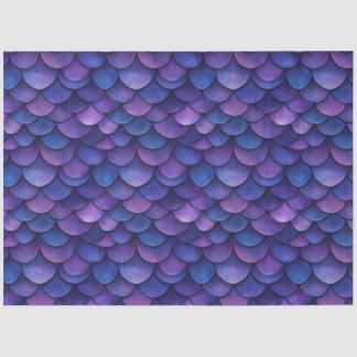 Lila Mermaid-Muster-Papiermuster Seidenpapier