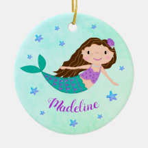 Lila Mermaid-Name Personalisiert