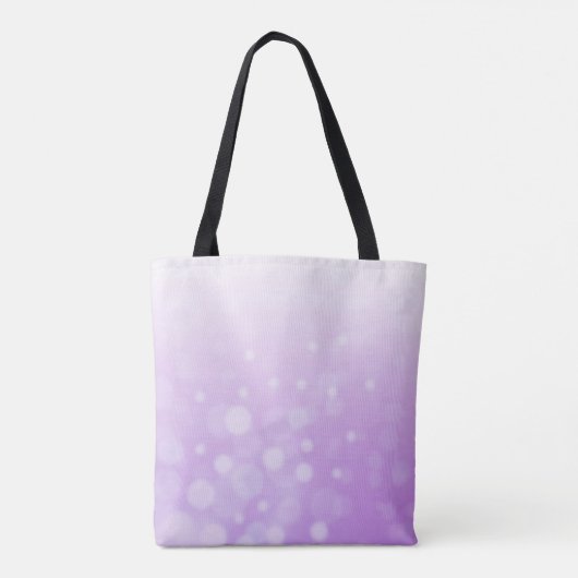 Lila Mermaid Personalisiert Tote Bag Tasche (Rückseite)