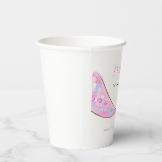 Lila Mermaid Schwanz Birthday Paper Cups Pappbecher (Rechts)