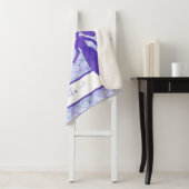 Lila Mermaid-Schwanz Scale-Muster Wasserfarbname Sherpadecke (Beispiel)