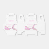 Lila Mermaid Schwanz Theme Birthday Gefallen Box Geschenkschachtel (Ungefaltet)