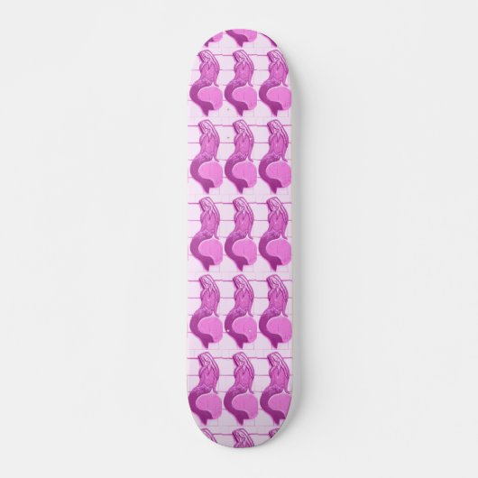 lila Mermaid-Skateboard Skateboard (Vorne)