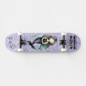 Lila Mermaid-Vibes Skateboard (Horizontal)