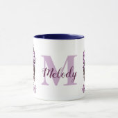 Lila Messy Bun Mama Ehefrau Boss Tasse (Zentrum)