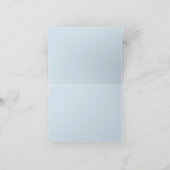 Lila Metallic Gold Royal Blue & Aqua Dankeskarte (Innenseite)