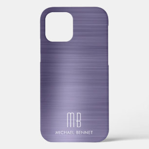 Lila Metallic Monogram Case-Mate iPhone-Hülle iPhone Hülle