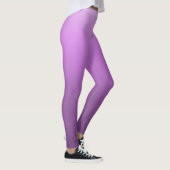 Lila metallische Imitat Foil Gradient oder Ombre Leggings (Rechts)
