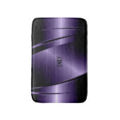 Lila Metallstruktur geometrische Konstruktion aus Badematte (Vorderseite Vertikal)