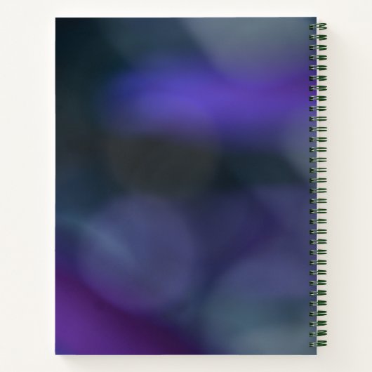 Lila mexikanisches Petunia Bloral individuell anpa Notizblock (Rückseite)