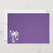 Lila Mexiko-Pass Dankeskarte (Rückseite)