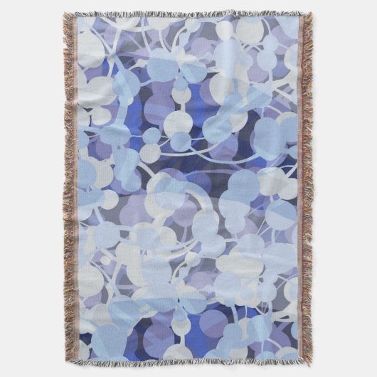 Lila Mikroben-Muster Decke (Vorderseite Vertikal)