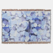 Lila Mikroben-Muster Decke (Vorderseite)