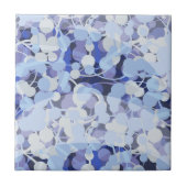 Lila Mikroben-Muster Fliese (Vorderseite)