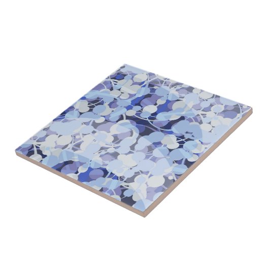 Lila Mikroben-Muster Fliese (Seite)