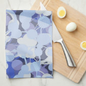 Lila Mikroben-Muster Geschirrtuch (Viertel Falte)