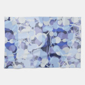 Lila Mikroben-Muster Geschirrtuch (Horizontal)