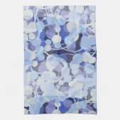 Lila Mikroben-Muster Geschirrtuch (Vertikal)