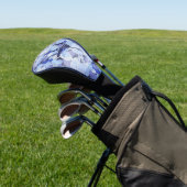 Lila Mikroben-Muster Golf Headcover (In SItu)