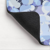 Lila Mikroben-Muster Mousepad (Ecke)