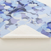 Lila Mikroben-Muster Sherpadecke (3/4)