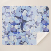 Lila Mikroben-Muster Sherpadecke (Vorderseite (Horizontal))