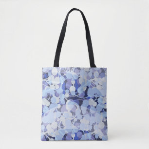 Lila Mikroben-Muster Tasche