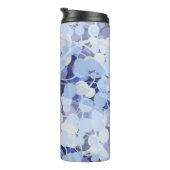 Lila Mikroben-Muster Thermosbecher (Nach rechts gedreht)