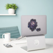 Lila Milchschlafhilfe Aufkleber (Laptop auf Schreibtisch)