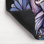 Lila Milchschlafhilfe Mousepad (Ecke)