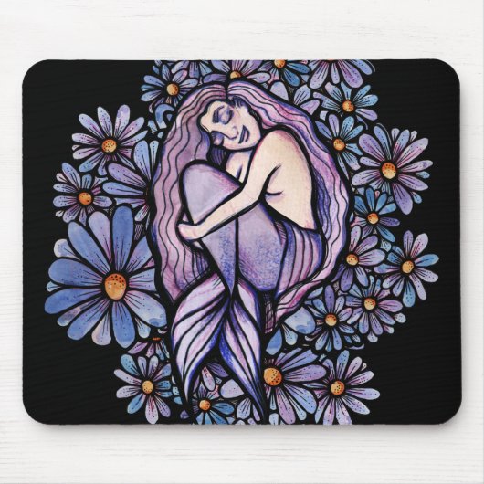 Lila Milchschlafhilfe Mousepad (Vorne)
