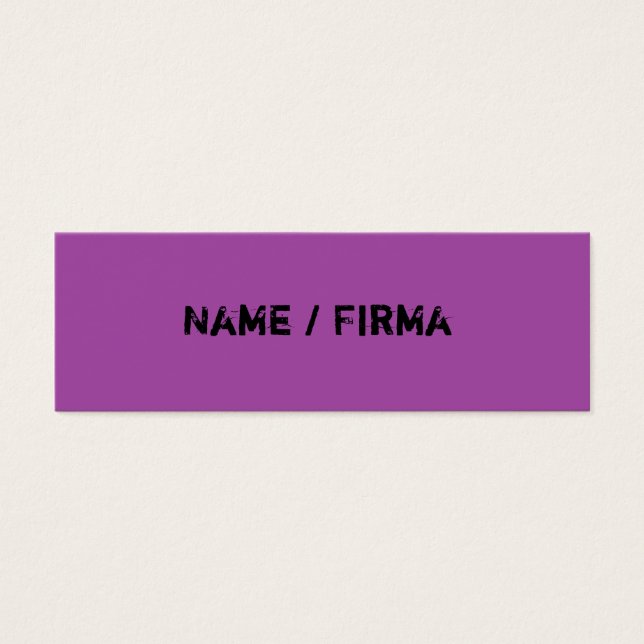 Lila - Mini-Besucher (Vorderseite)