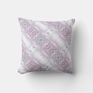 Lila Mini-Diagonal-Muster modern Kissen