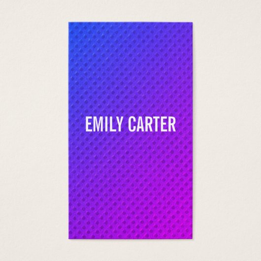 Lila Minimalistische Mischung (Vorderseite)