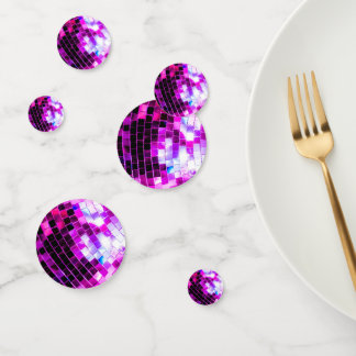 Lila Mirror Disco Ball Confetti Konfetti