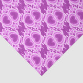 Lila Mirrored Hearts Seidenpapier (Ausschnitt)